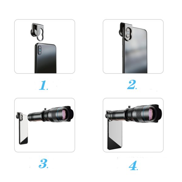 لنز موبایل تله زوم Apexel 60x - Image 3
