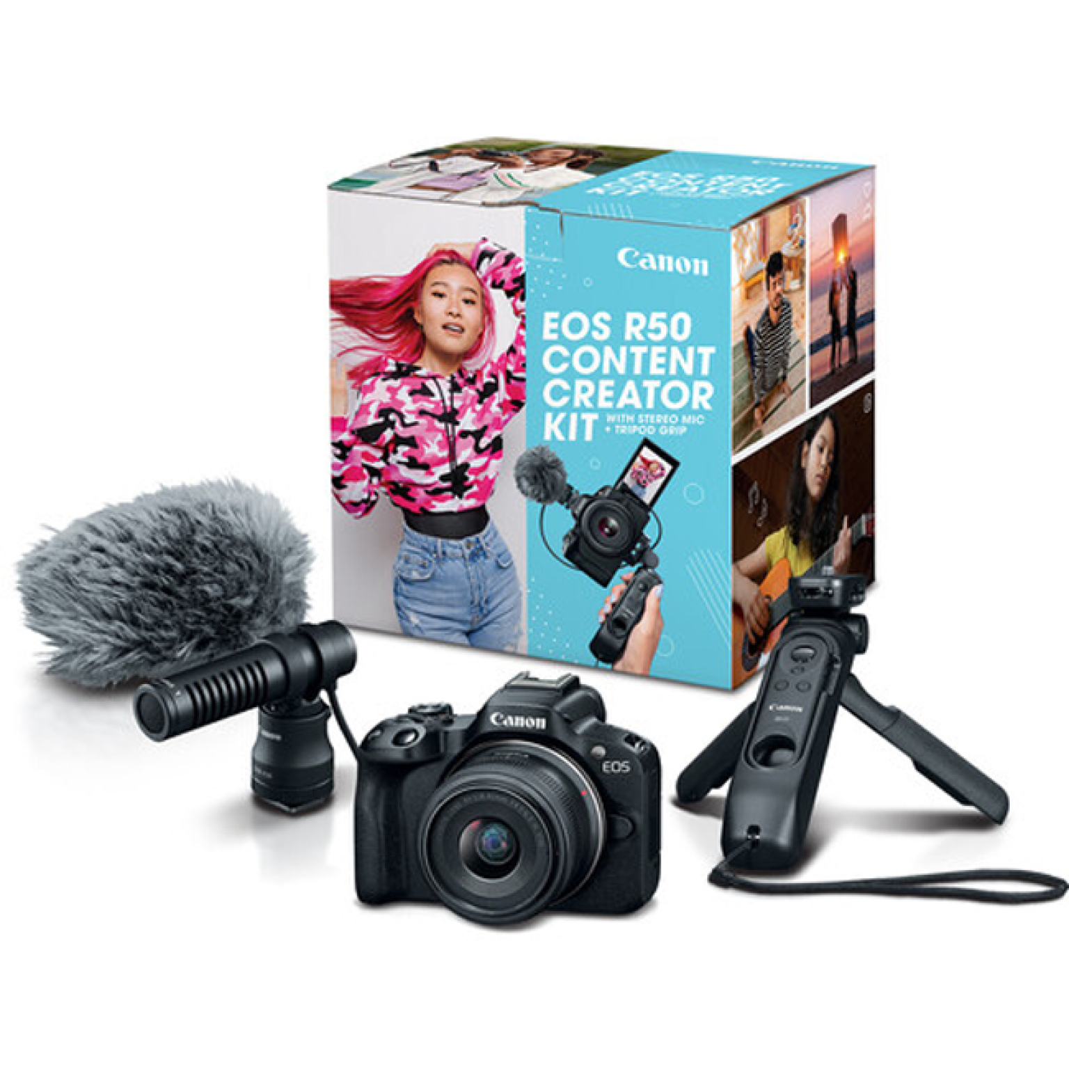 Canon EOS R50 Content Creator Kit 1