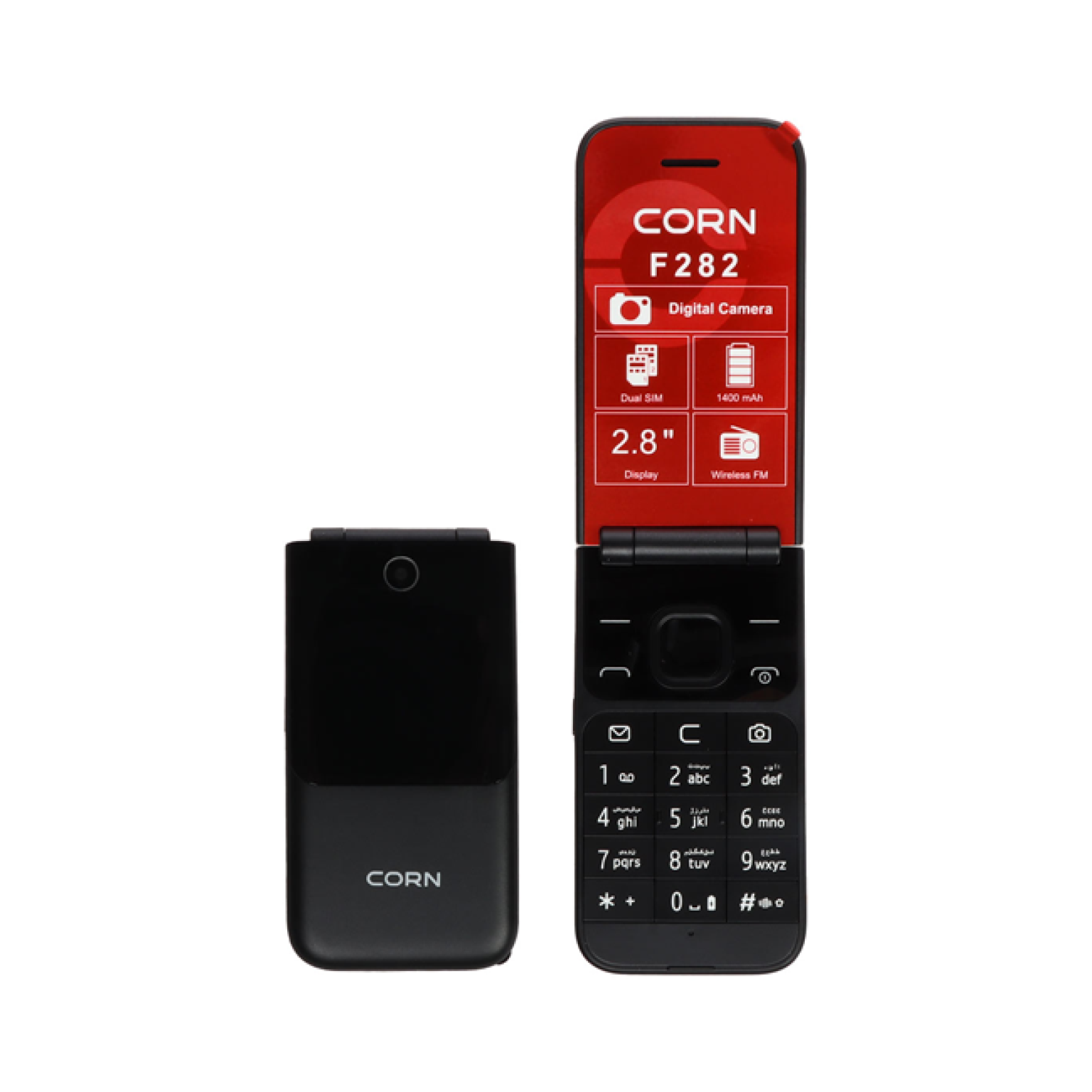CORN mobile phone model F282 black