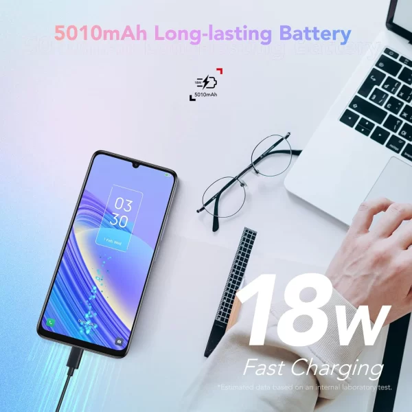 گوشی موبایل تی سی ال TCL 40 SE 256GB RAM 6GB بنفش - Image 8