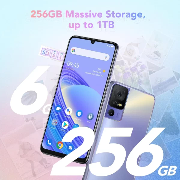 گوشی موبایل تی سی ال TCL 40 SE 256GB RAM 6GB بنفش - Image 9