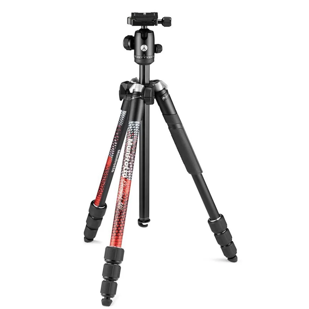 photo tripod manfrotto element red 7