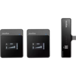 میکروفون بی سیم Godox MoveLink UC2 دو نفره برای گوشی هوشمند و تبلت (USB-C)