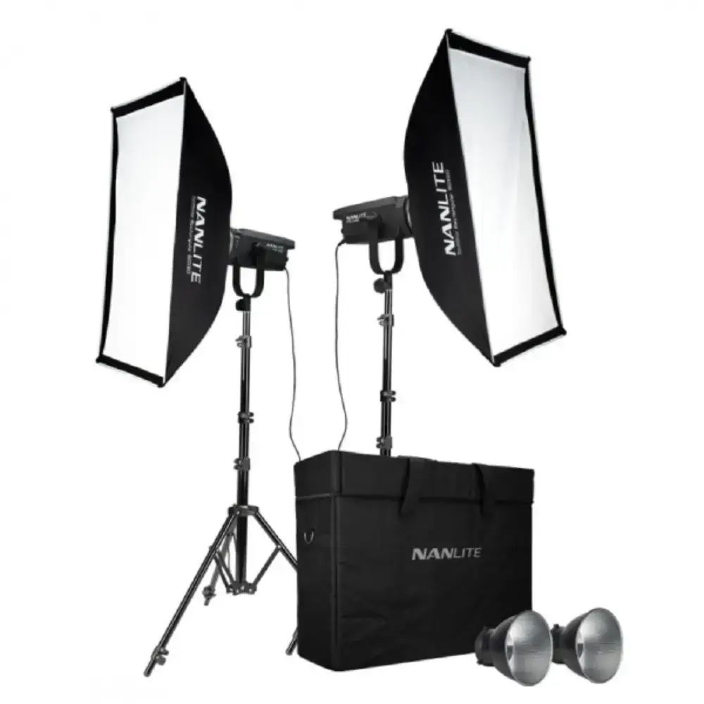 NANLITE FS 150 2KIT WITH LIGHT STAND 1