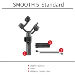 گیمبال موبایل ژیون مدل Zhiyun Smooth-5 - Image 10