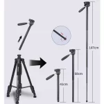 سه پایه دوربین جیماری Jmary Kp-2274 Camera Tripod - Image 4
