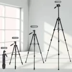 سه پایه دوربین جیماری Jmary Kp-2274 Camera Tripod - Image 8