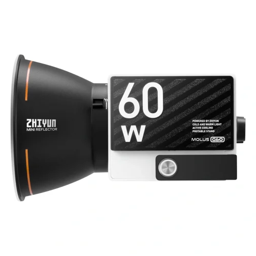 ویدئو لایت ژیون Zhiyun MOLUS G60 Bi-Color LED Monolight - Image 2