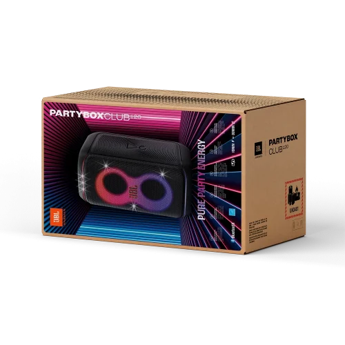جعبه اصلی اسپیکر JBL PartyBox Club 120 با طراحی رنگی