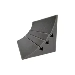 پنل آکوستیک بیس ترپ مقعر Acoustic diffuser concave base trap - Image 2