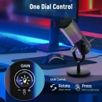 میکروفون گیمینگ NEEWER CM24 RGB Light USB - Image 2