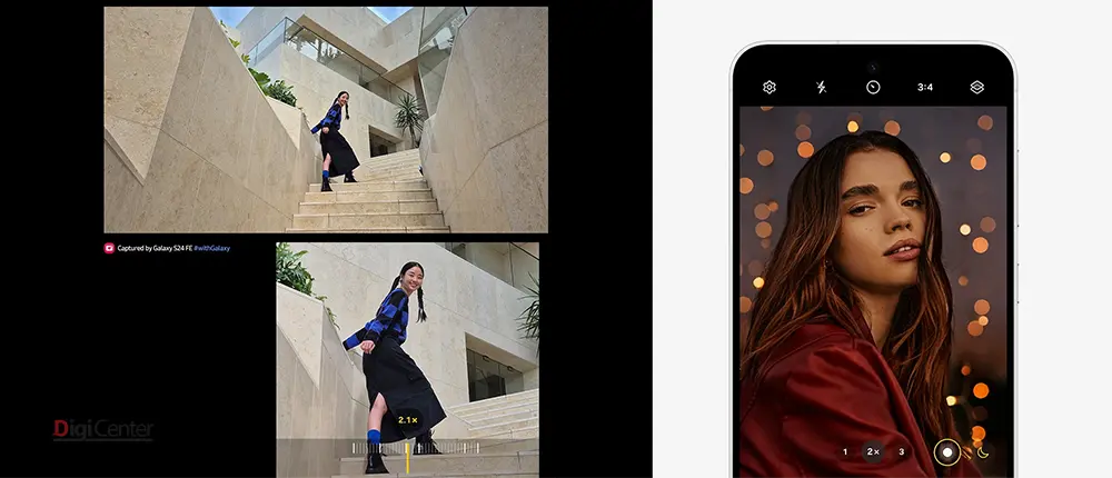عکاسی پرتره با دوربین گوشی Galaxy S24 FE سامسونگ