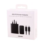 شارژر دیواری 45W سامسونگ EP-T4510 Type-C همراه با کابل 1.8 متری اورجینال - Image 7