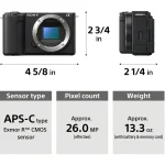 دوربین بدون آینه سونی Sony ZV-E10 II 16-50mm مشکی - Image 4