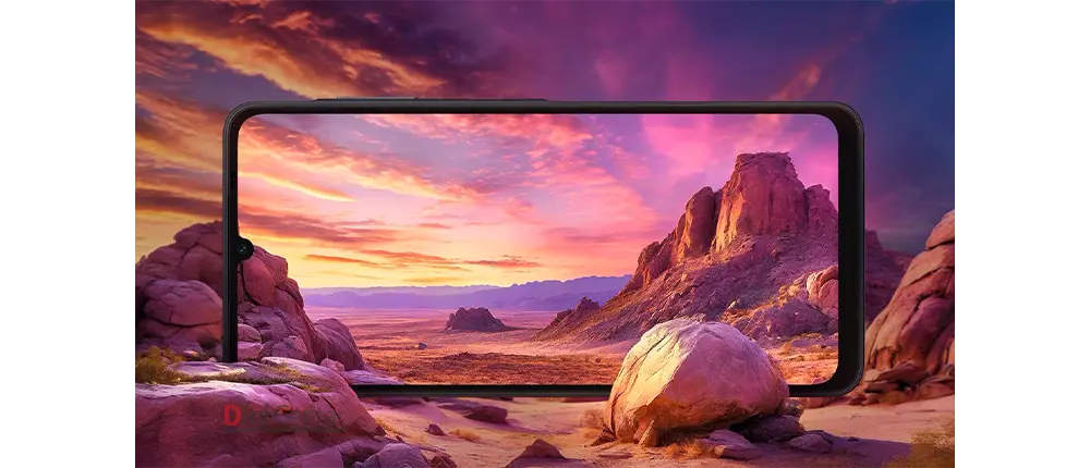 نمایشگر بزرگ سامسونگ Galaxy A06 با کیفیت بالا