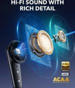 نمایش قابلیت صدای باکیفیت Hi-Fi با جزئیات غنی در هندزفری Anker Liberty 4 Pro A3954