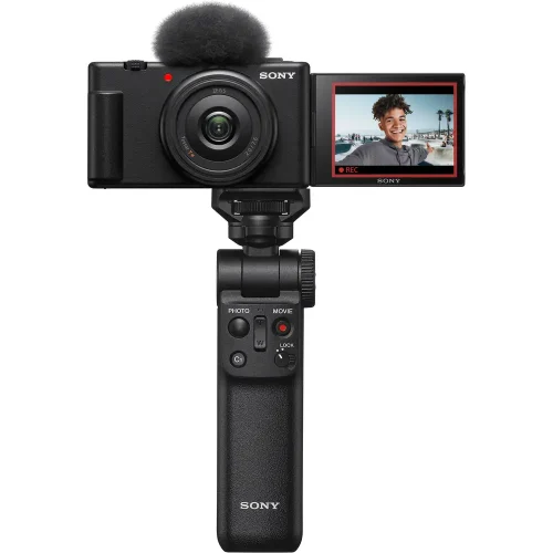 دوربین بدون آینه سونی Sony ZV-1F Vlogging Camera مشکی - Image 3