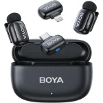 میکروفون بی سیم بویا نسخه کمبو BOYA MINI 12 Wireless Microphone مشکی
