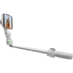 گیمبال Insta360 Flow 2 Pro با موبایل و میله سلفی بازشده