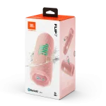 بسته‌بندی JBL Flip 7 صورتی ملایم درون جعبه
