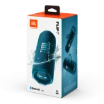 اسپیکر JBL Flip 7 سورمه‌ای داخل جعبه بسته‌بندی