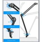 پایه میکروفون بویا BOYA BY-BA20 stand - Image 3
