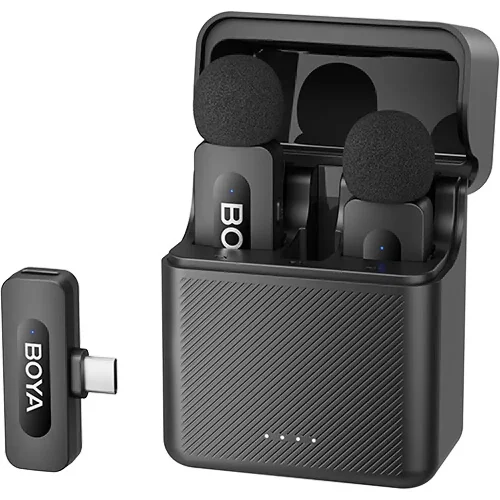 میکروفون BOYA BY-V30 دوکاربره - Image 1