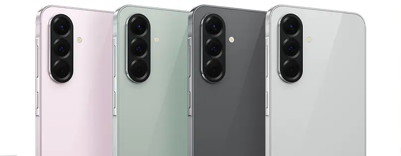 گوشی سامسونگ Galaxy A56 5G در چهار رنگ صورتی، سبز زیتونی، گرافیتی و نقرهای با حافظه 256 گیگ و رم 8 گیگ