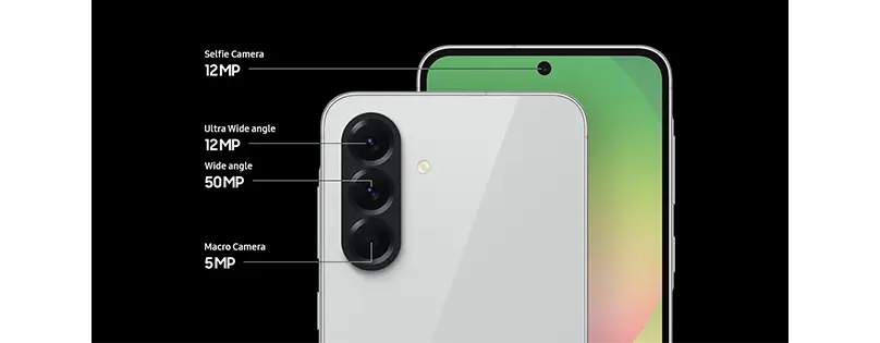 معرفی دوربینهای گوشی سامسونگ Galaxy A56 با لنزهای 50، 12 و 5 مگاپیکسلی و دوربین سلفی 12 مگاپیکسلی