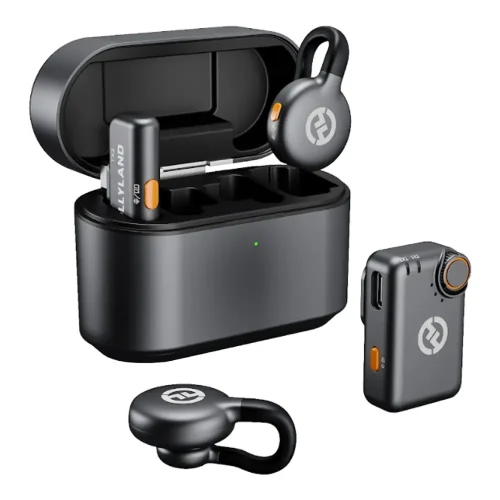 میکروفون Hollyland LARK M2S Mini Combo دوکاربره - Image 1