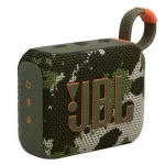 نمای سه‌رخ اسپیکر JBL Go 4 طرح ارتشی