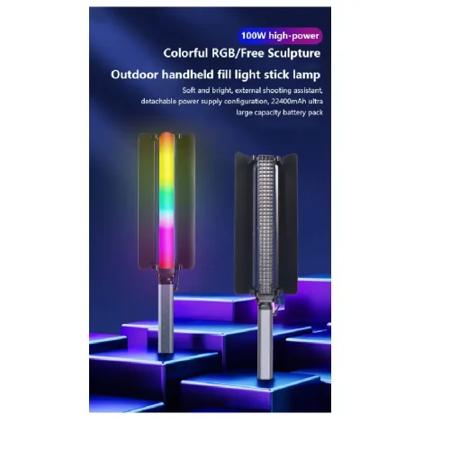نور باتومی ZSYB YB100R LED Video Tube Light - Image 3