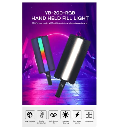 نور باتومی ZSYB YB 200R RGB tube light - Image 4