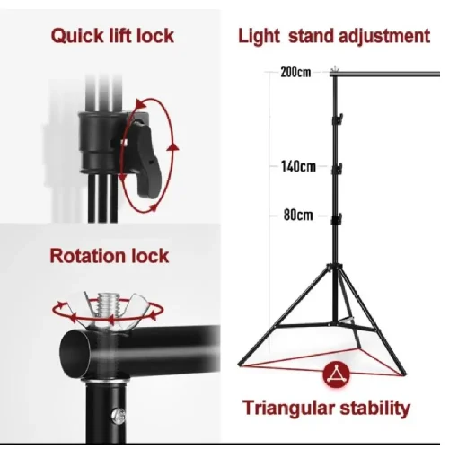 پايه فون پرتابل ضدخش 806 Backdrop Support - Image 3