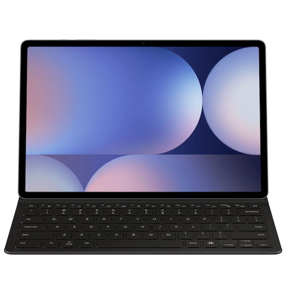 تبلت سامسونگ Galaxy Tab S10 Plus با کیبورد در نمای روبهرو