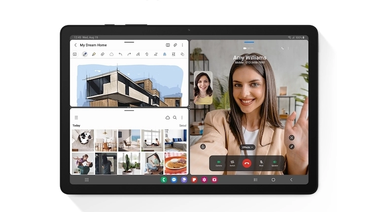 استفاده چندوظیفهای با تبلت سامسونگ Galaxy Tab A9+ Wi-Fi با نمایشگر 11 اینچی و ظرفیت 256 گیگابایت رم 8 گیگابایت