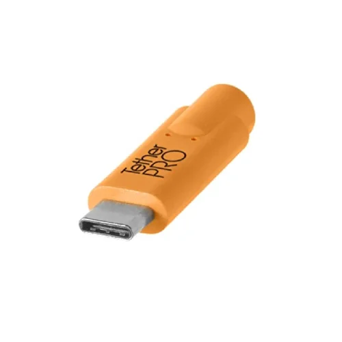 کابل Tether Tools CUC33R15-ORG USB Type-C Male to Micro-USB 3.0 Type B Male - Image 3