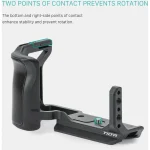 ال براکت کیج تیلتا Tilta L-Bracket Mounting Plate for Sony ZV-E10 (Black) - Image 3