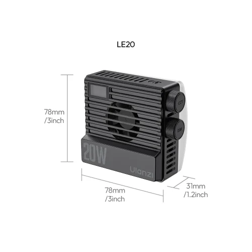 ویدئو لایت اولانزی Ulanzi LE20 20W - Image 6