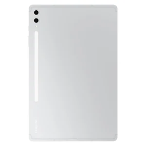 نمای پشت تبلت سامسونگ Galaxy Tab S10 Ultra رنگ نقره‌ای پلاتینی با طراحی فلزی و دوربین دوگانه