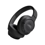 هدفون مشکی JBL Tune 720BT با نمایش دکمه‌های کنترل و بالشتک گوشی