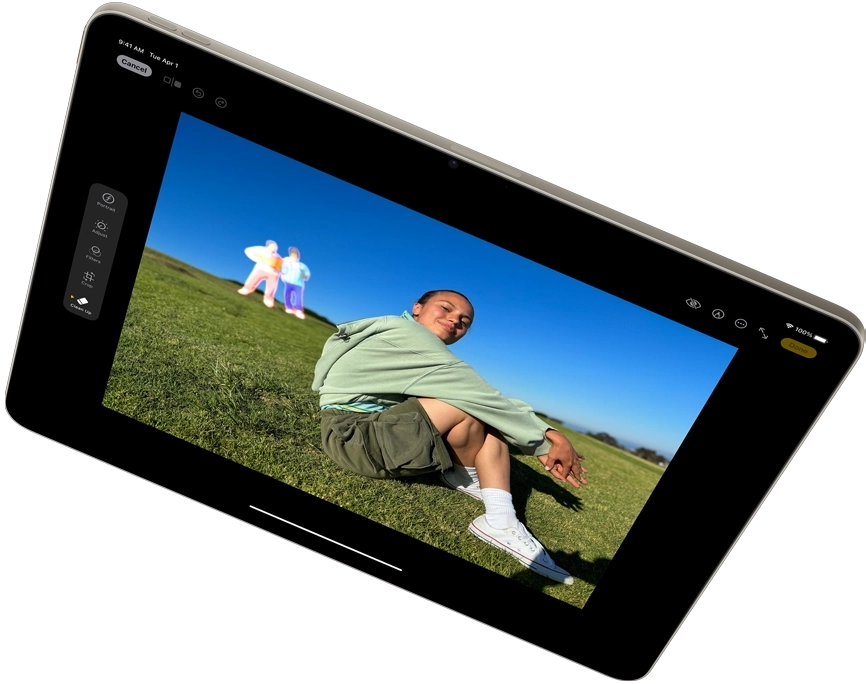 ویرایش تصویر در iPad Air 13 مدل 2024 با ابزارهای هوشمند
