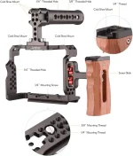 کیج دوربین Andoer for Sony A7iv/A7iii/A7r iii - Image 3
