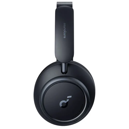 نمای جانبی هدفون بی‌سیم مشکی انکر مدل Soundcore Space Q45
