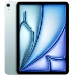 تصویر نمای جلو و پشت تبلت اپل مدل iPad Air 11 نسخه وایفای ظرفیت 128 گیگابایت رنگ آبی (2024)
