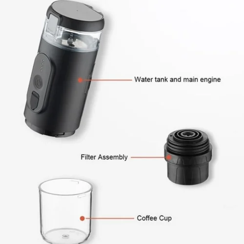 اسپرسوساز شارژری و قابل حمل مدل Mini espresso CF1801 - Image 3