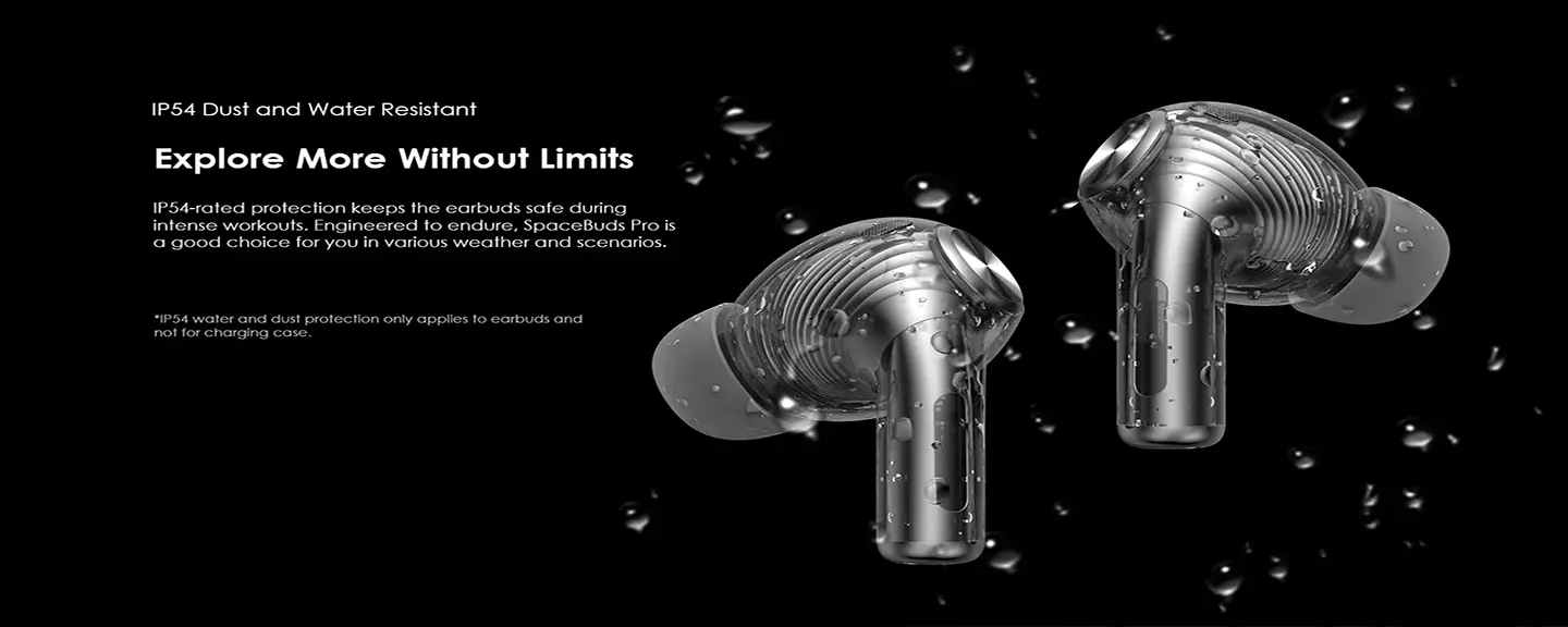 هندزفری ضدآب اورایمو SpaceBuds Pro با استاندارد IP54