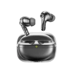هندزفری بلوتوثی اورایمو مدل SpaceBuds Pro OTW‑930 با طراحی مشکی مدرن و کیس شارژ بی‌سیم