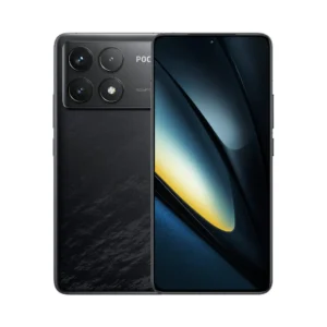 وشی موبایل شیائومی Poco F6 Pro مشکی از جلو و پشت