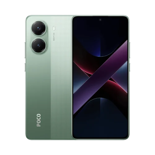 گوشی موبایل شیائومی Poco X7 Pro رنگ سبز – نمای کامل دستگاه